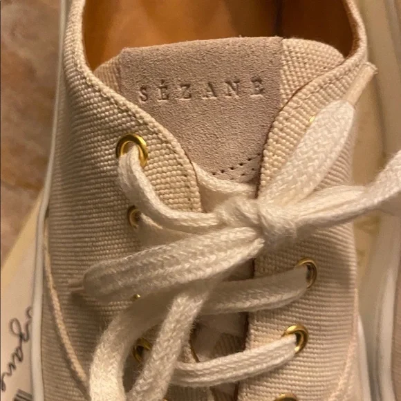Sezane Jack Beige Sneakers
